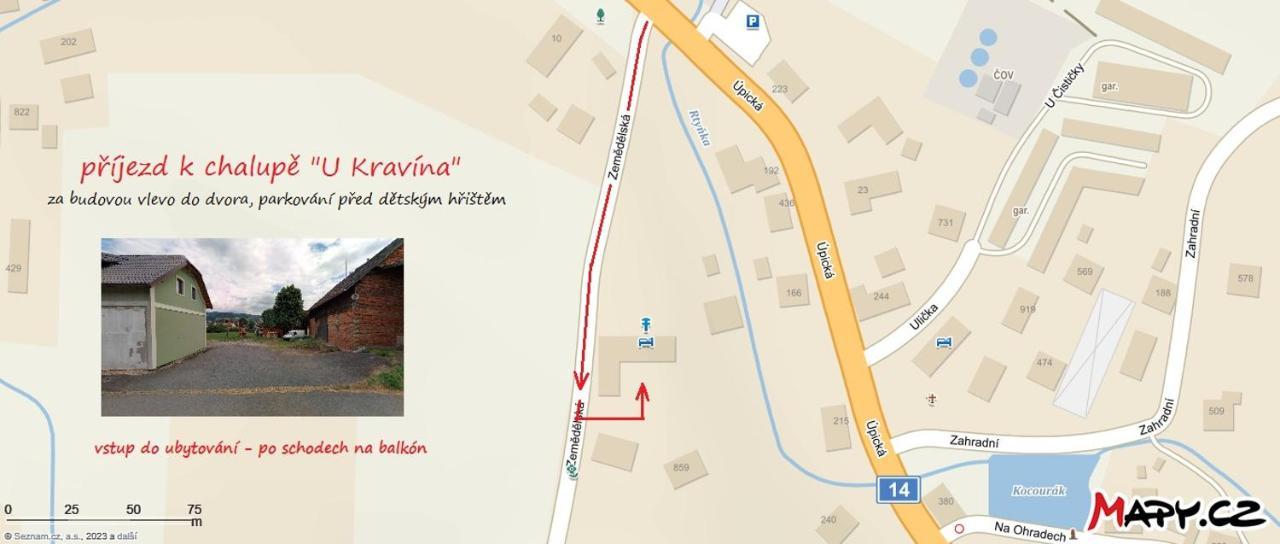 Chalupa U Kravina Rtyne v Podkrkonosi Eksteriør bilde